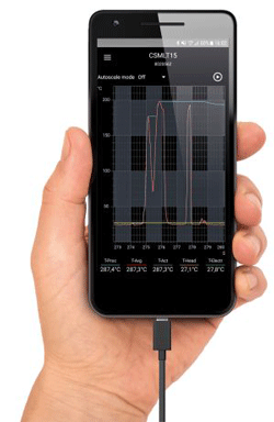 Optris - operate equipment via your smartphone